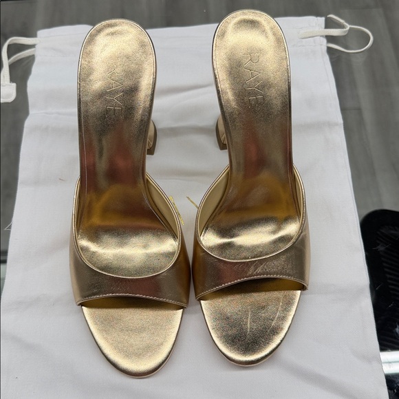 RAYE Polina Heel in Gold - Picture 6 of 8